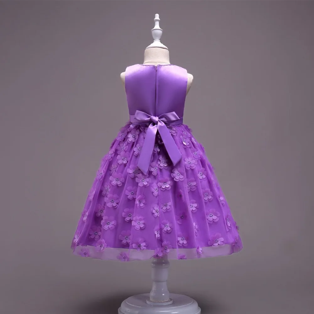 Yeedison Flower Girls Dress Sleeveless Children Wedding Party Dresses For Girls Prom Gowns Costumes 2018 New Kids Princess Dress (7)