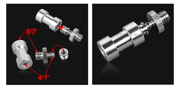 Аксессуары для фотостудий мультистандартные переходные винты 1/4 3/8 B/E профессиональные внутренние и внешние винты 1/4-1/4 1/4-3/8