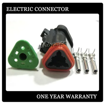 

Deutsch DT Series 3 Pin Female Connector Kit DT06-3S 16-20 AWG
