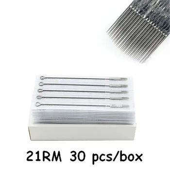 

30PCS 29 RM EZ Disposable Sterilized Tattoo Needles Round Magnum Needles Stainless Steel For tattoo grips tattoo tips