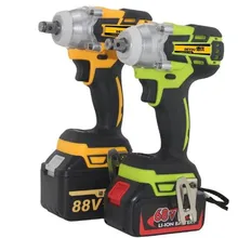 68V/88 6000mAh Rechargeable Battery Brushless Cordless Electric Impact Socket Wrench Car Home Dual Speed Hand Drill Power Tools цена 68V/88 6000mAh Rechargeable Battery Brushless Cordless Electric Impact Socket Wrench Car Home Dual Speed Hand Drill Power Tools цены онлайн