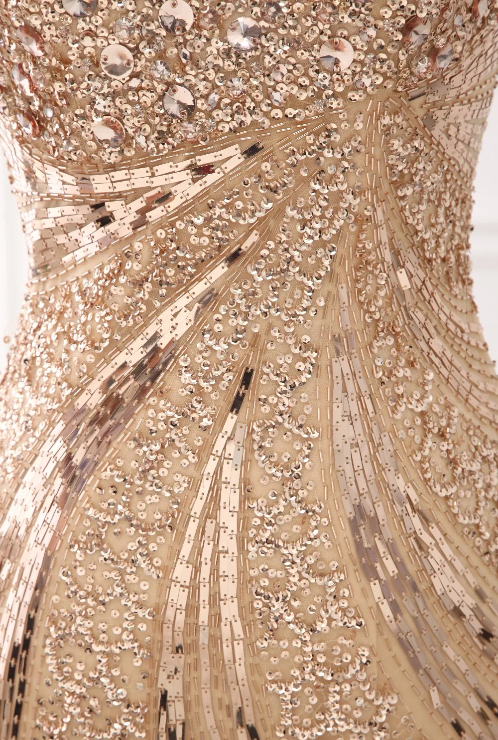 Luxo Sereia deep Vestido De Desta_conew1