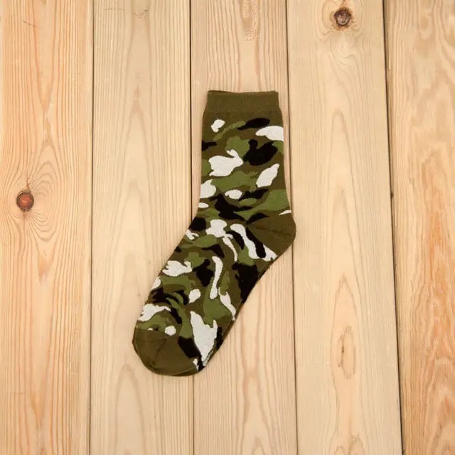 Special Price 3 Pairs Camo Hunting CS Ankle Socks Soft Cotton Camping Crew Forest Stockings Cycling Bowling Camping Hiking Sock Military Green