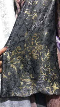 

L-22517 embroidered Mesh Tulle fabric with Factory price Nigerian lace fabric