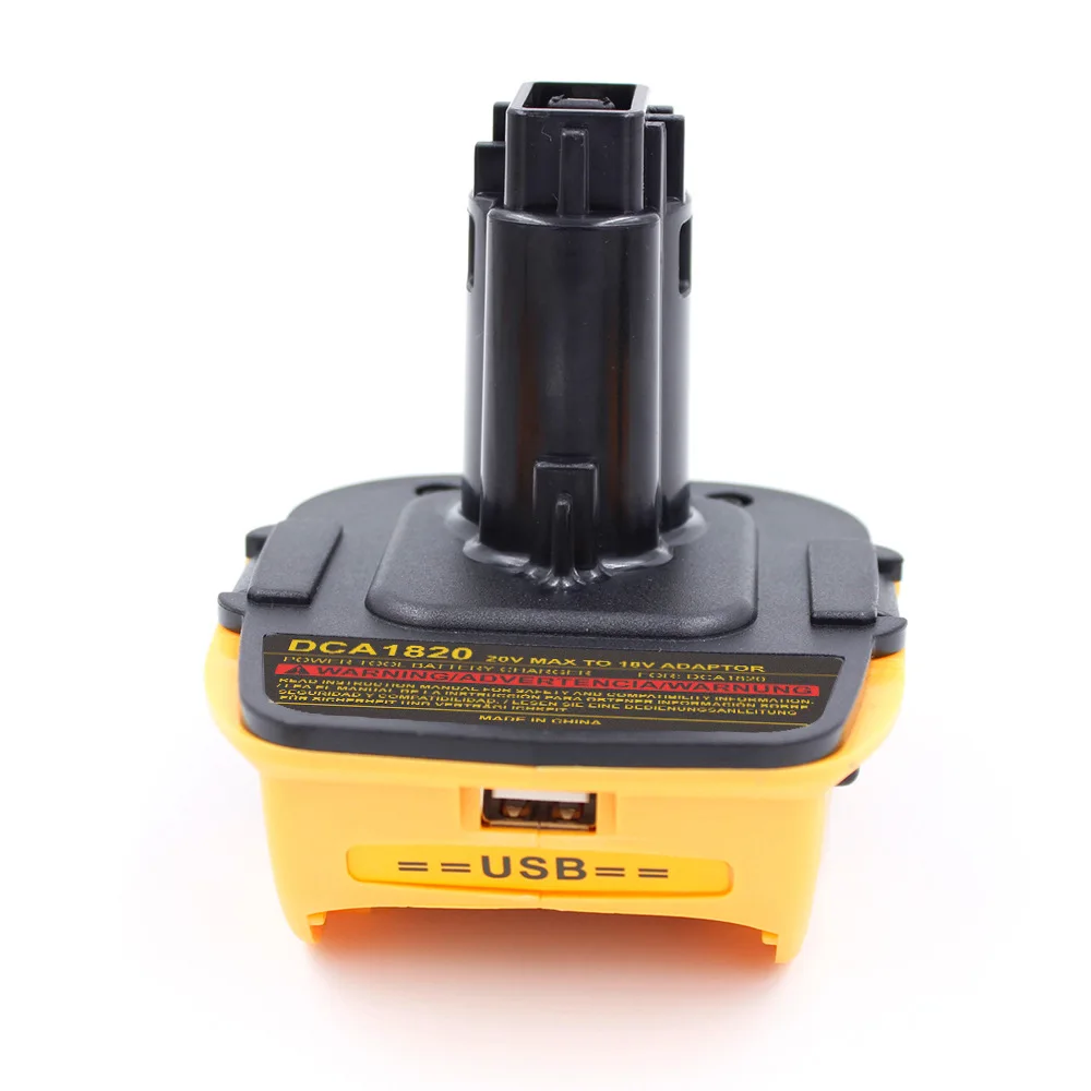 Для DCA1820 20v 18V USB адаптер работает с Dewalt MAX XR DCB200 DCB201 DCB203 DCB203BT DCB204 DCB205 DCB206 компактные