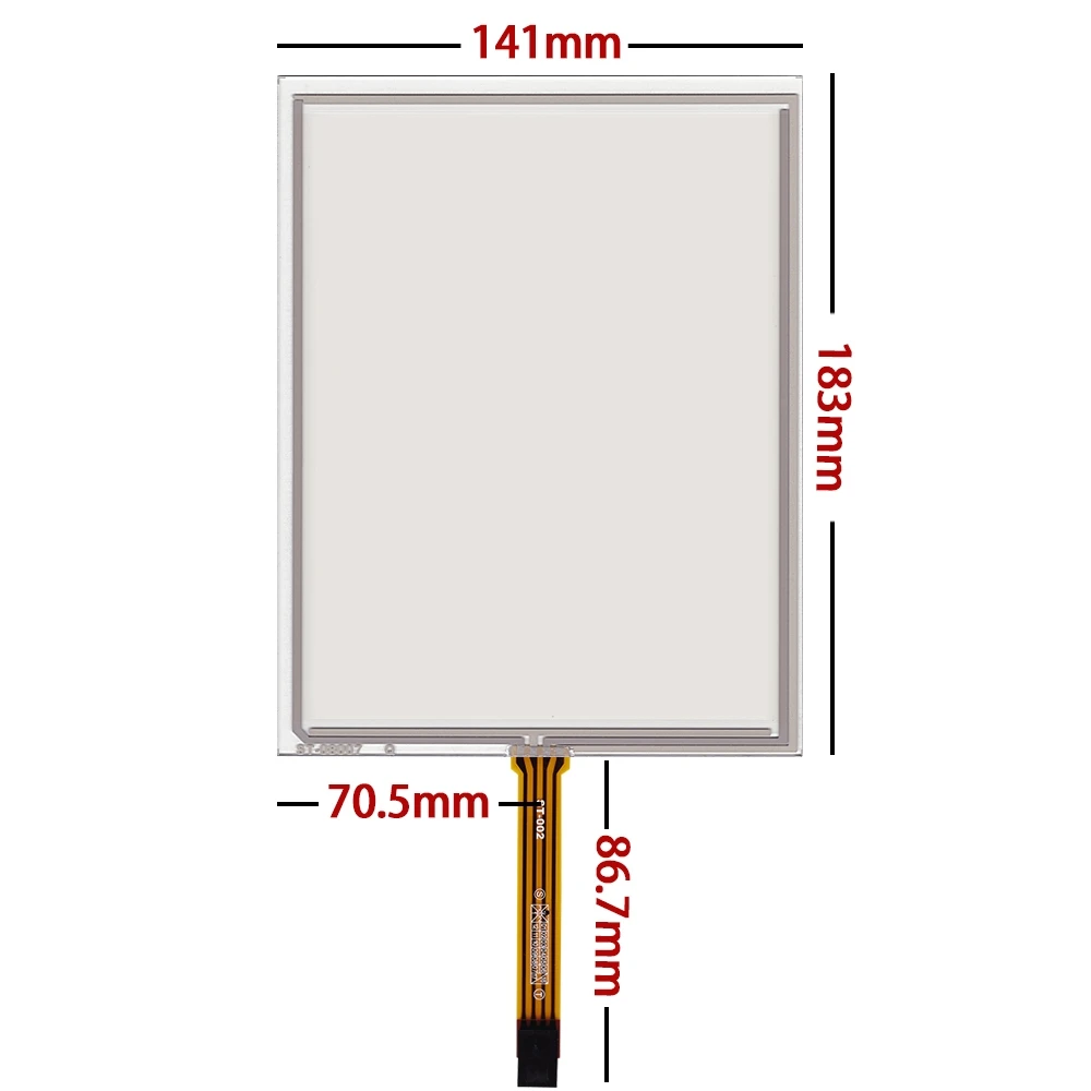 

8 inch touch screen 183*141 for EJ080NA-05A AT080TN52 V.1 EJ080NA-05B 183MM*141MM