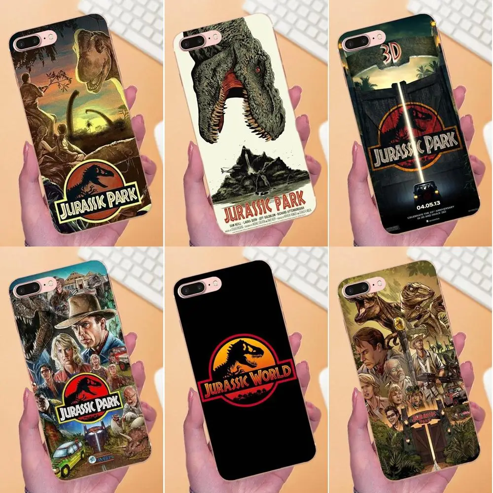 

For Xiaomi Redmi Note 2 3 3S 4 4A 4X 5 5A 6 6A Pro Plus Soft Silicone TPU Transparent Hot Selling Jurassic Park Dinosaur World