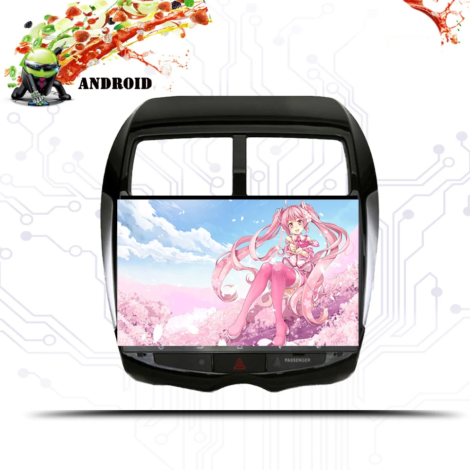 Sale 8 Core Android 8.1 Autoradio Car DVD GPS tablet pc music recorder head unit for MITSUBISHI ASX Outlander Sport 2010-2018 SWC RDS 5
