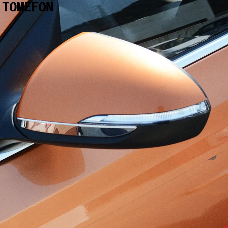Крышка бокового зеркала заднего вида TOMEFON для Hyundai Solaris 2 из нержавеющей стали