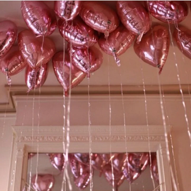 8 шт. надувные шары из алюминиевой фольги 18 дюймов|ballon pink|ballon heartballon decoration |