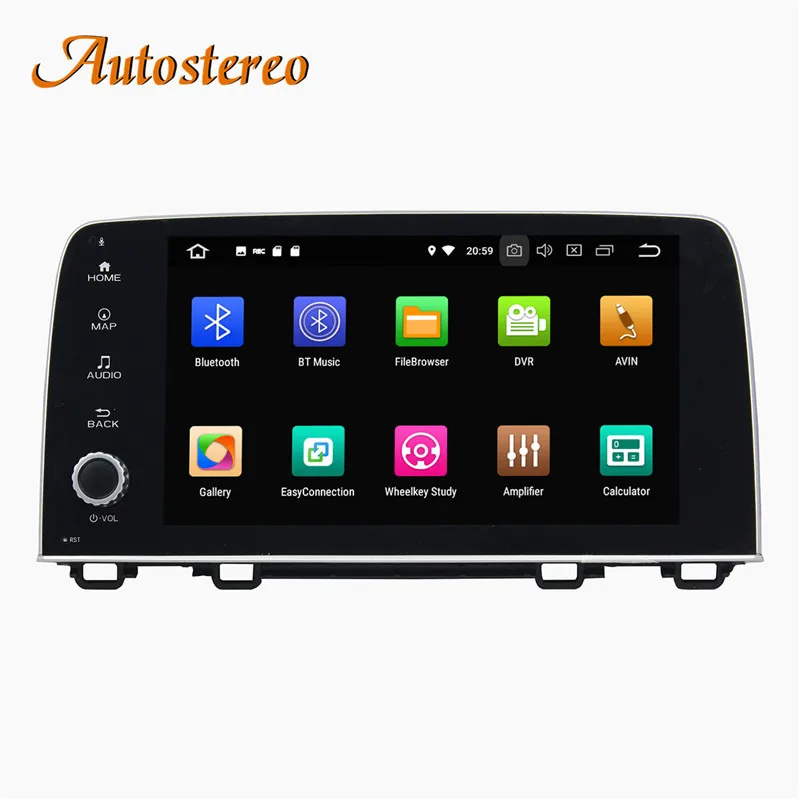 Autostereo Android 8 4 + 32 г DVD плеер автомобиля gps навигации для Honda CRV 2017 2018 головного устройства мультимедийный магнитофон