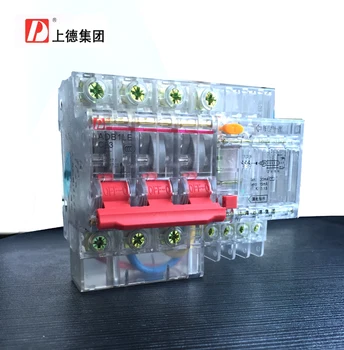 

Group on three-phase four-wire circuit breakers/earth leakage protection switch/DZ47LE-3P+N C63A transparent