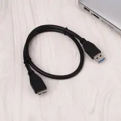 Высокое качество USB 3,0 Тип мужчина к Micro B Мужской кабель для передачи данных внешний жесткий диск HDD