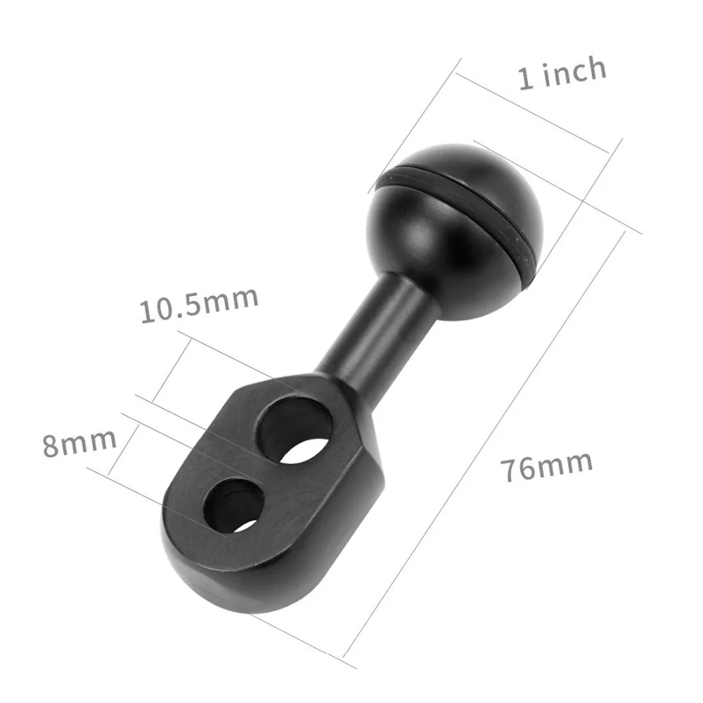 

Aluminum Alloy Ball head to YS clip arm/ 1"Ball to YS Head Adapter Arm F16