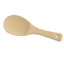 1 шт. стильная кухня новая бамбуковая ложка для риса шпатель деревянная посуда готовка ложки практичная посуда здоровая лопатка для риса