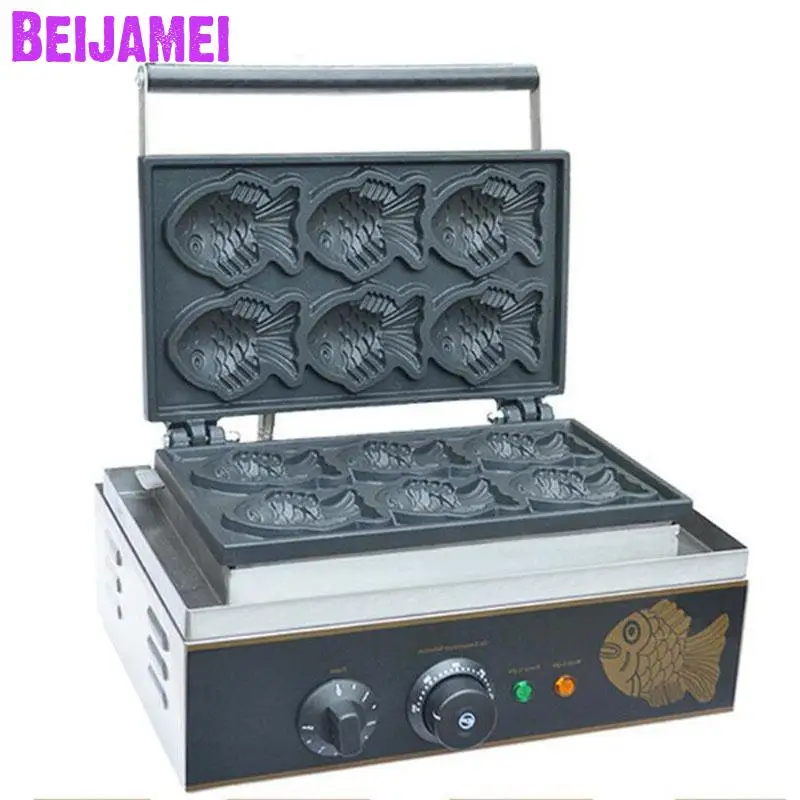 Машинки BEIJAMEI для производства пекарни электрическая мини машинка taiyaki маленькая