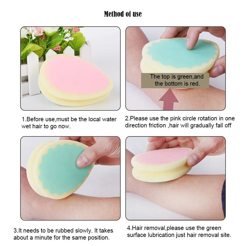 

Magic Painless Hair Removal Depilation Sponge Pad Hair Leg Arm Remover Tool Kit @ME88