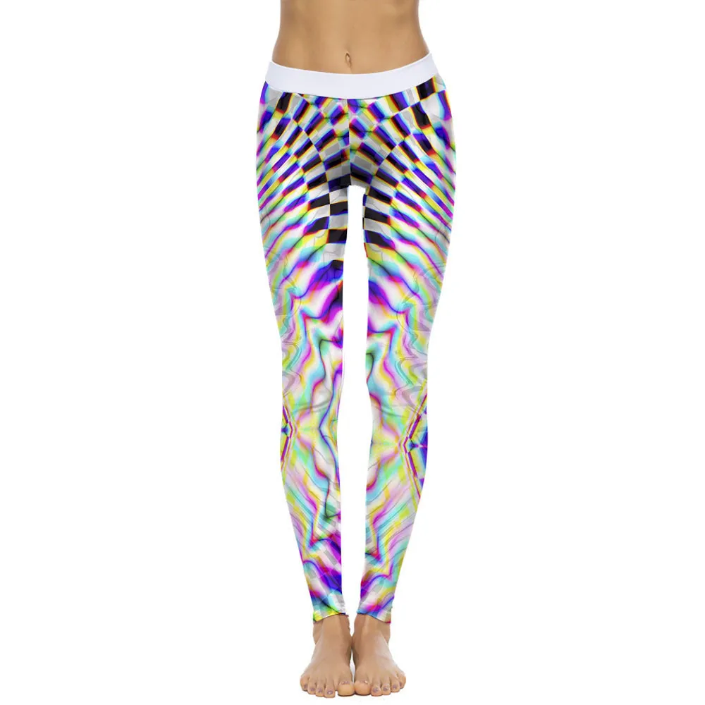 

sport trousers women 2019 yoga pants gym workout clothes training leggings print full length Elastic Waist fashion tights hot