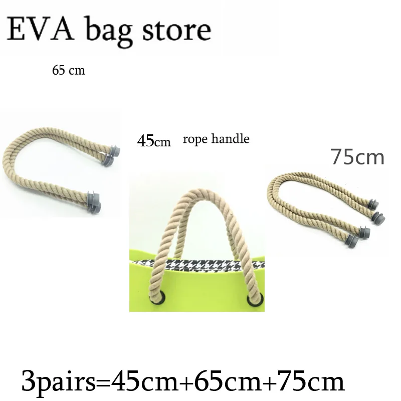 

For obag 1 Pair 75cm/65cm rope Handles For oBag