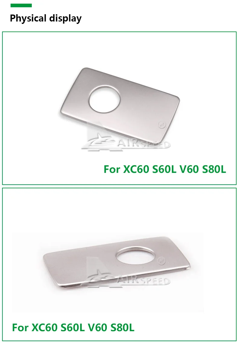  Volvo XC60 S60 V60 S80 Car Interior Stickers Copilot Glovebox Keyhole Decorative Covers Trim Strips Car Styling (2)