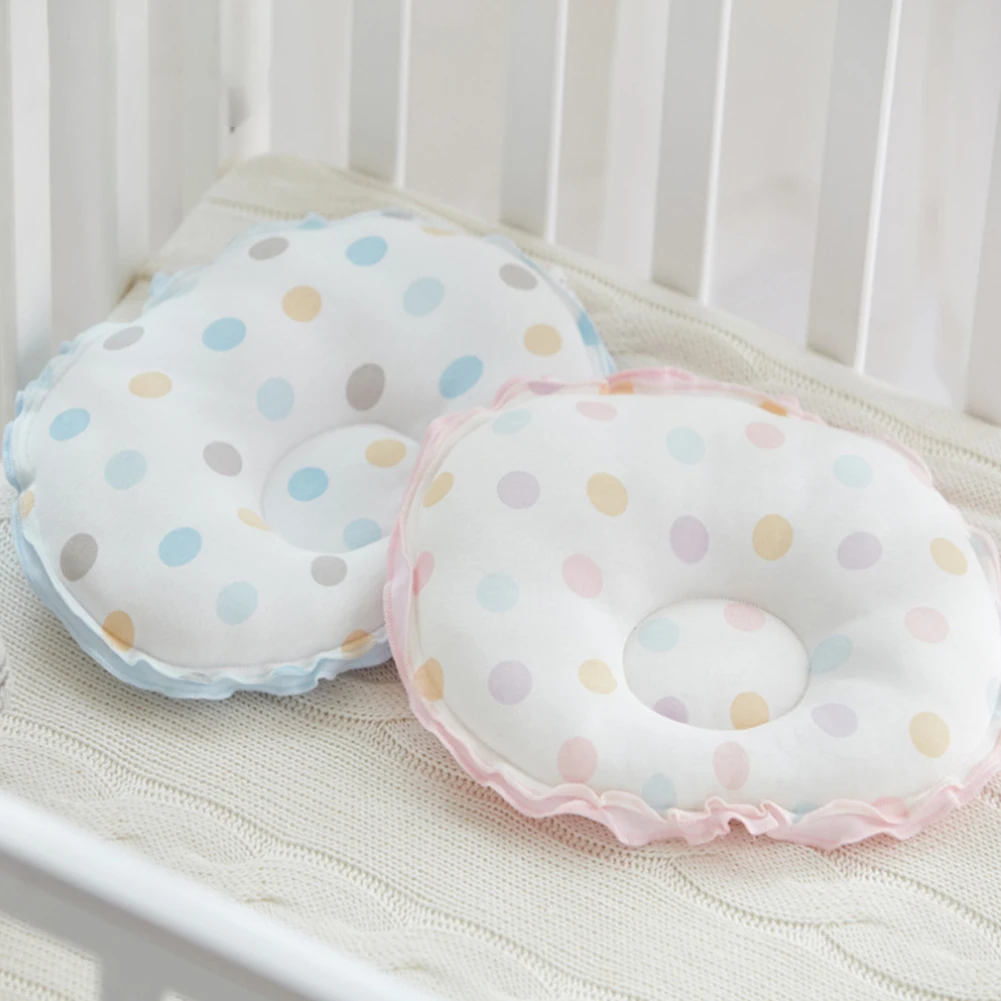 Новорожденный ребенок подушка в горошек Falbala Подушка Анти черепаха стильная подушка