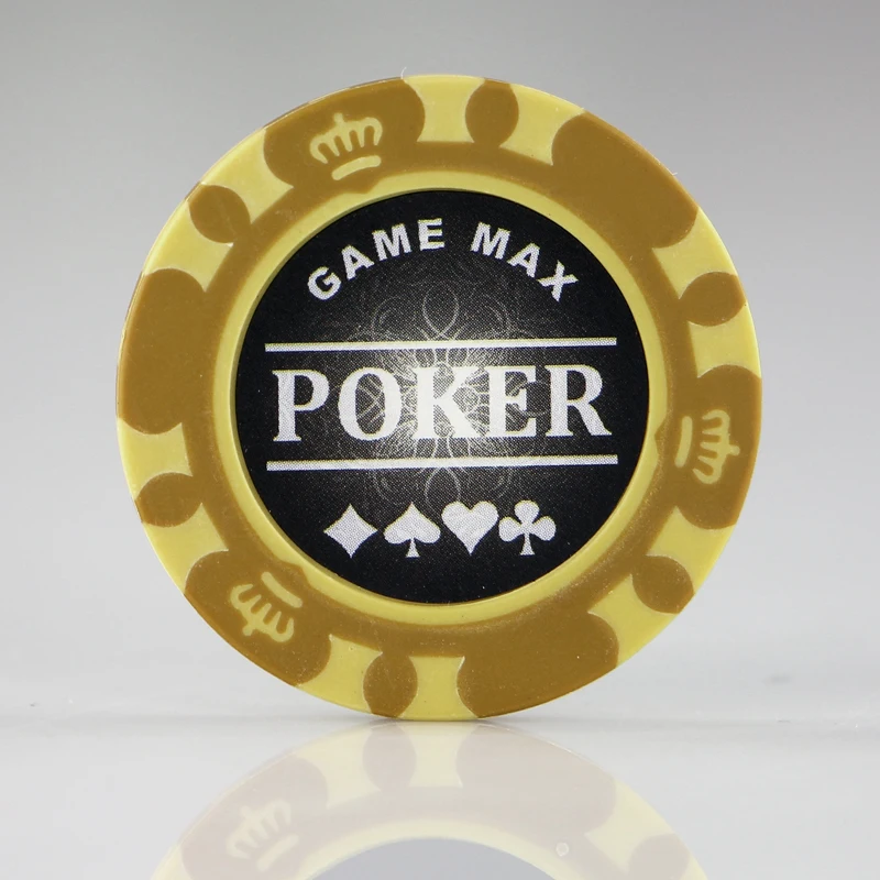 10 шт./лот Премиум глины чипов без значение 14 г покер узор Texas Hold'em Poker казино чип