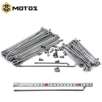 

ZS MOTOS 40pcs Ural CJ-K750 Motor Front and Rear Stainless Steel Rim Wheel Spokes Kit Set for BMW R12 R75 R72 M1 M72 CJ-K750