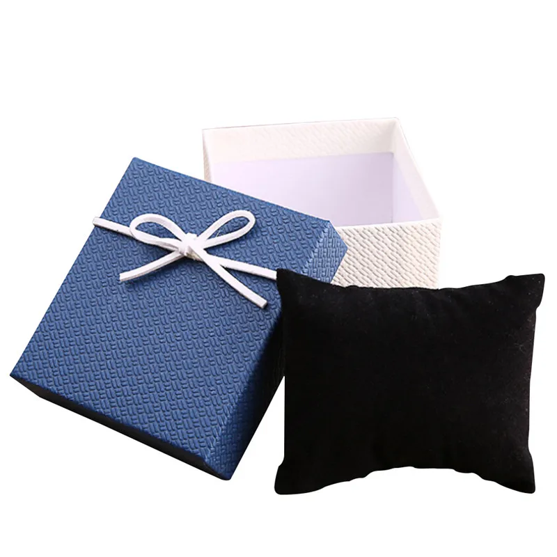 

New Fashion Watch Bangle Packging Box Simple Style Bracelets Watch Jewelry Display Stand Paper Square Jewellery Gift Box