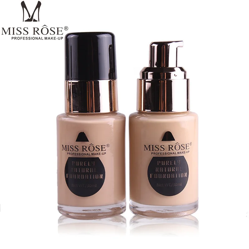 MISS ROSE 30MLGlass Bottle Foundation Repair Nourishing Concealer Foundation