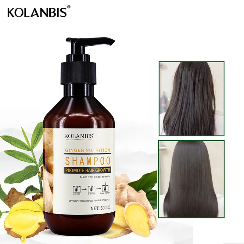 Hair Ginger Anti Thinning Shampoo Anti Dandruff Natural Growth