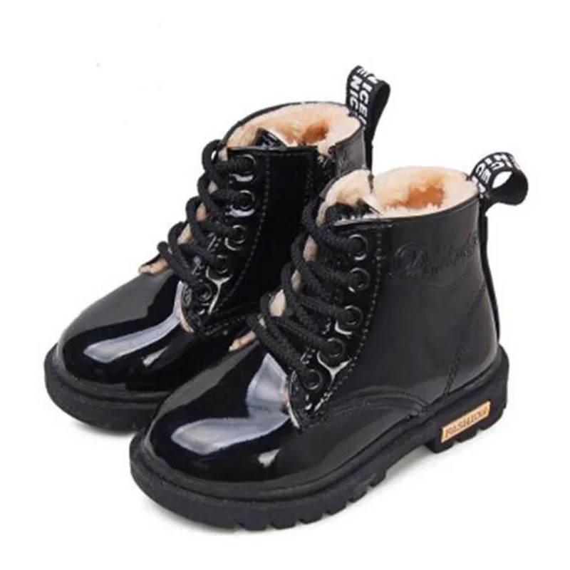 

Recommendation Winter Girls Boots Boys Shoe Spring Autumn PU Leather Children Boots Fashion Toddler Kids Boots Warm Boots