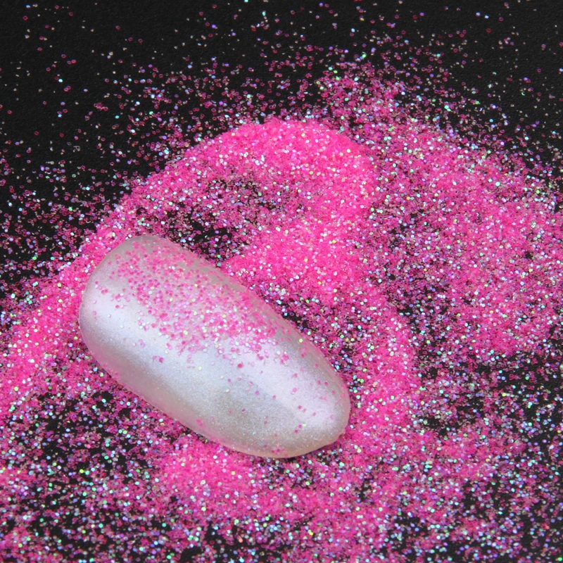 

ELESSICAL 10g/piece Mixed Colors 3D Nail Art Decorations Nail Glitter Laser Acrylic Powder Dust Polishing For Nails DIY Tool
