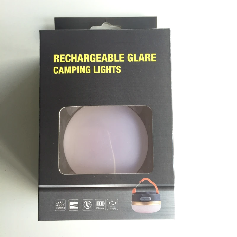 Мини портативные фонарики для походов 3 режима светодиодный фонарь для кемпинга водонепроницаемые палатки, лампа для походов на открытом воздухе, ночной подвесной светильник, USB Перезаряжаемый