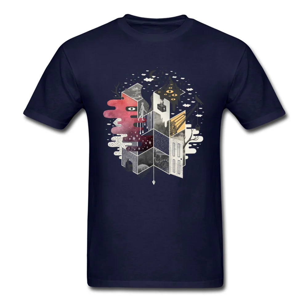 Jung at Heart 100% Cotton Tops Shirt for Men Leisure T-shirts Casual Company Crewneck Sweatshirts Short Sleeve Jung at Heart navy