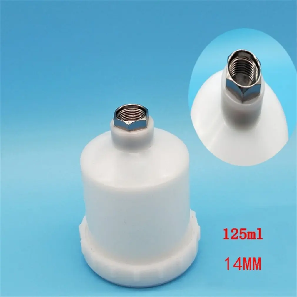 New Plastic Spray Paint Cup Sprayer Cup Air Gravity Feed Paint Spray Pot Fastmover Thread Connector for Spray Gun Parts