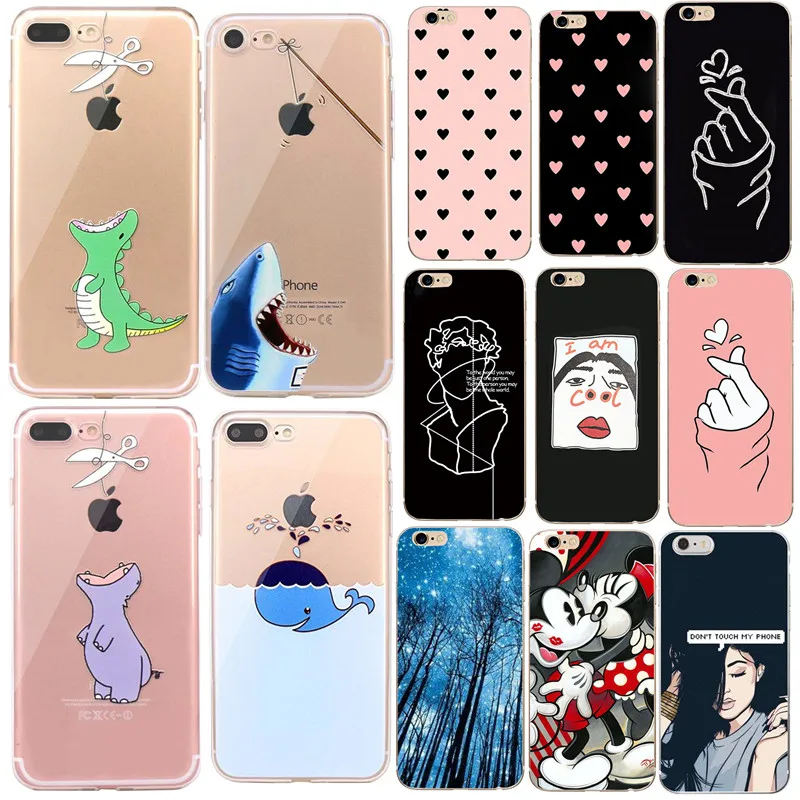 الفاخرة السيليكون لينة حقيبة لهاتف أي فون 7 8 زائد X XS غطاء فوندا كوكه ل iphone 6 6s 5 5s SE حالات Capinha الفقرة