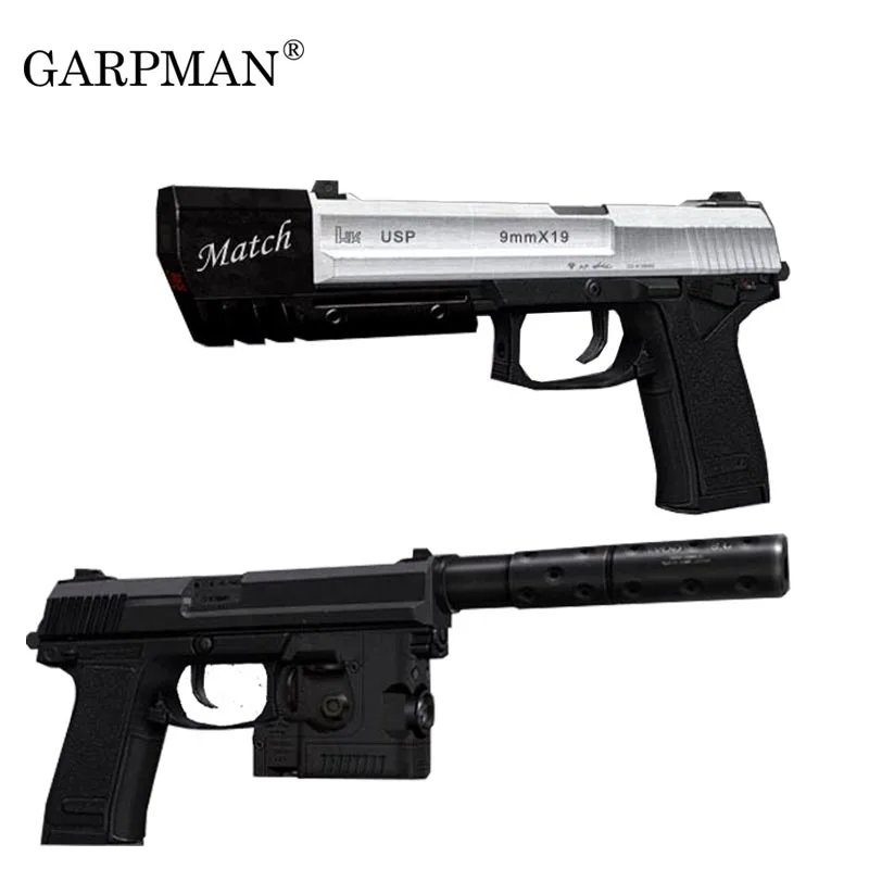 1:1 Hitman USP пистолет Бумажная модель оружие русская 3D бумажная Diy игрушка ручной