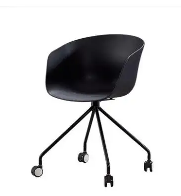 

Simple Dining Chair Leisure Chair Metal Cloth Pink Armrest Dining Chair Designer Coffee Back Chair.