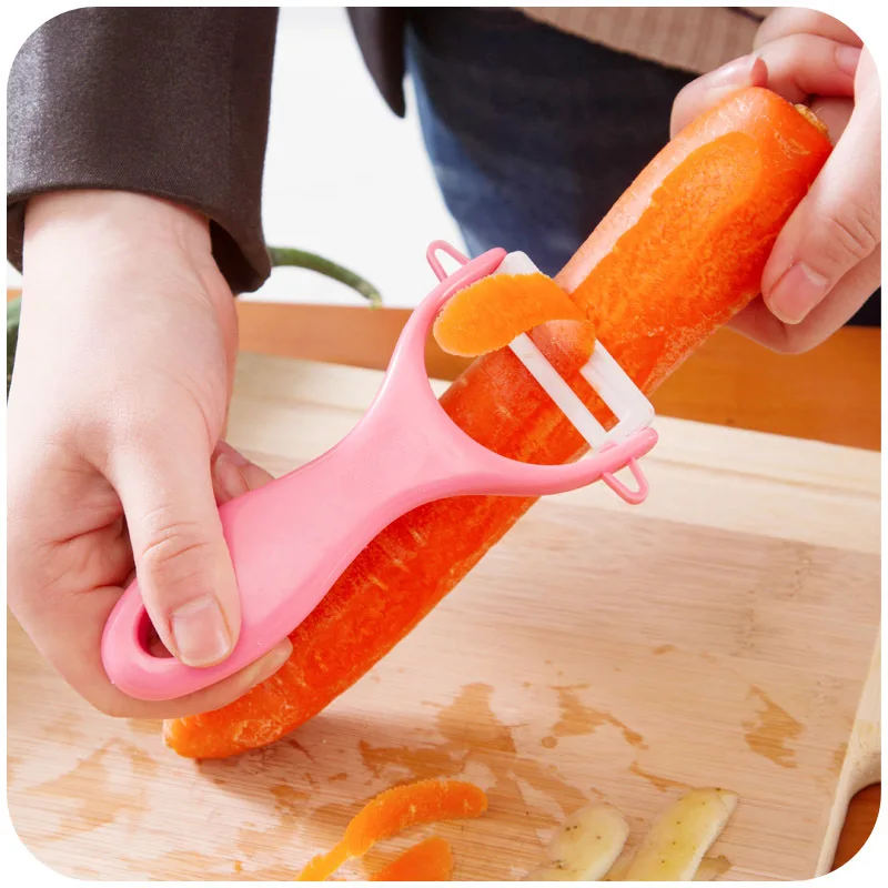 Fruit Vegetable Peeler Ceramic Blade Carrot Spud Potato Cutter Slicer