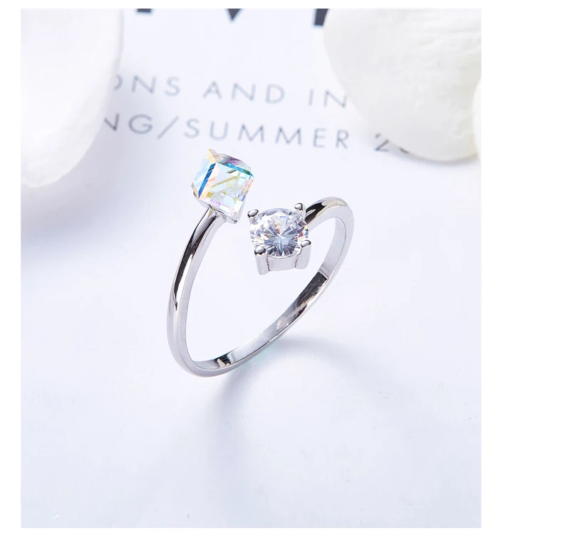 Swarovski Cube Crystals Rings (13)