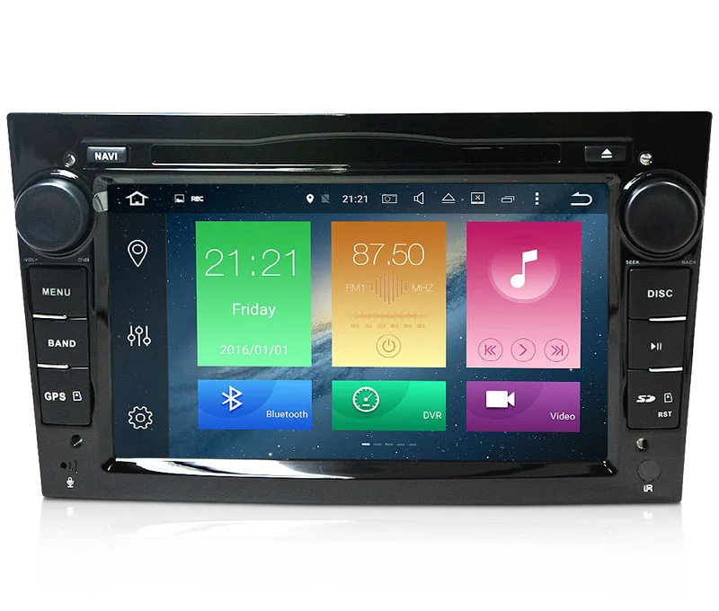 Sale Gross Black 4G+32G 7" Touch Screen Android 8.1 car dvd player For Opel Astra H Vectra Corsa Zafira Wifi 4G Bluetooth Radio RDS 0