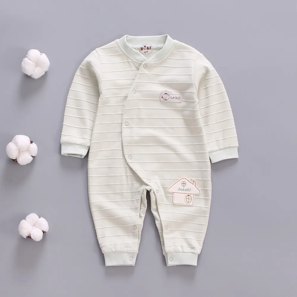 Baby spring autumn rompers newborn baby cotton long sleeved Jumpers