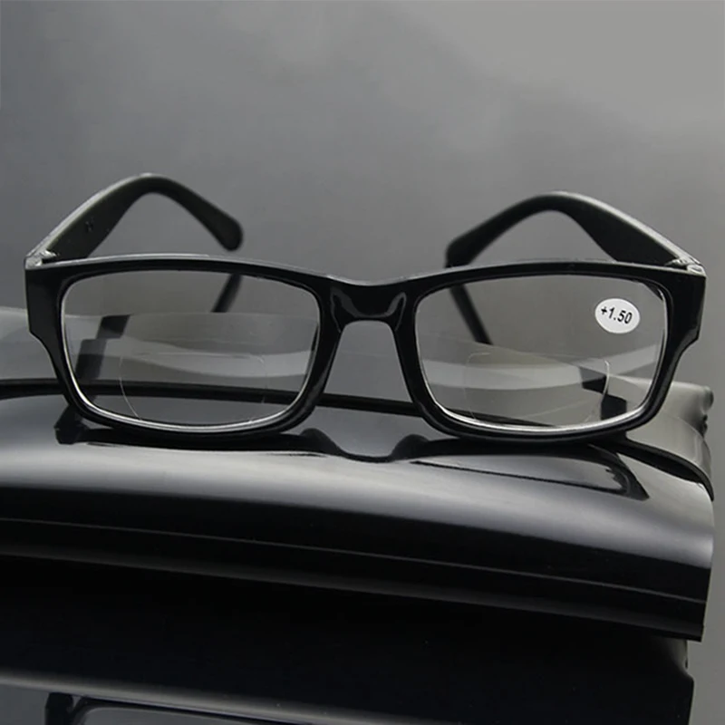 Черные бифокальные очки для чтения коричневые новые цветные линзы Vision Sun reader Gafas De Lectura Oculos очки лупа очки