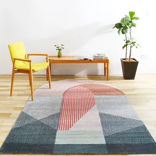 Уникальный ковер в форме моста, современный ковер для гостиной, большой прикроватный ковер в скандинавском стиле, синий декоративный ковер для офиса, напольный коврик