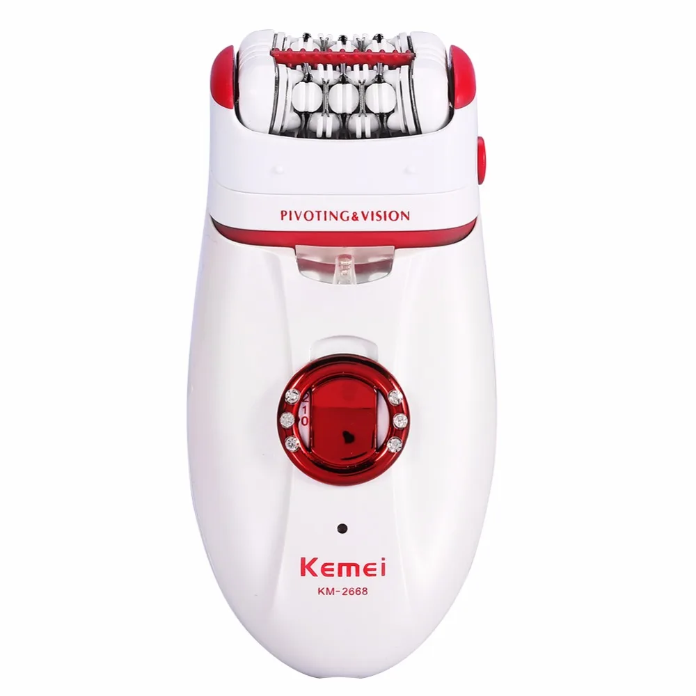 220V Electric Professional Lady Epilator Hair Remover for Women Leg