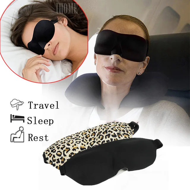 3D Sleep Mask Natural Sleeping Eye Travel Eyeshade Cover Shade Eye