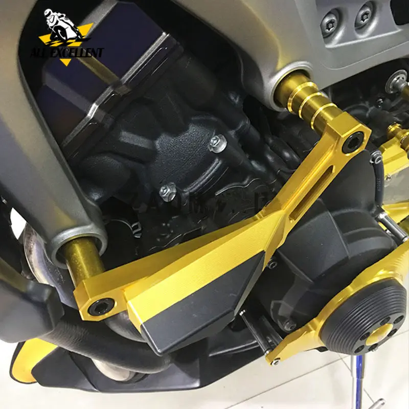 CNC рамка Ползунки двигателя защитная крышка для Yamaha FZ MT FJ 09 XSR 900 MT09 FZ09 Tracer FJ09 2014 2015