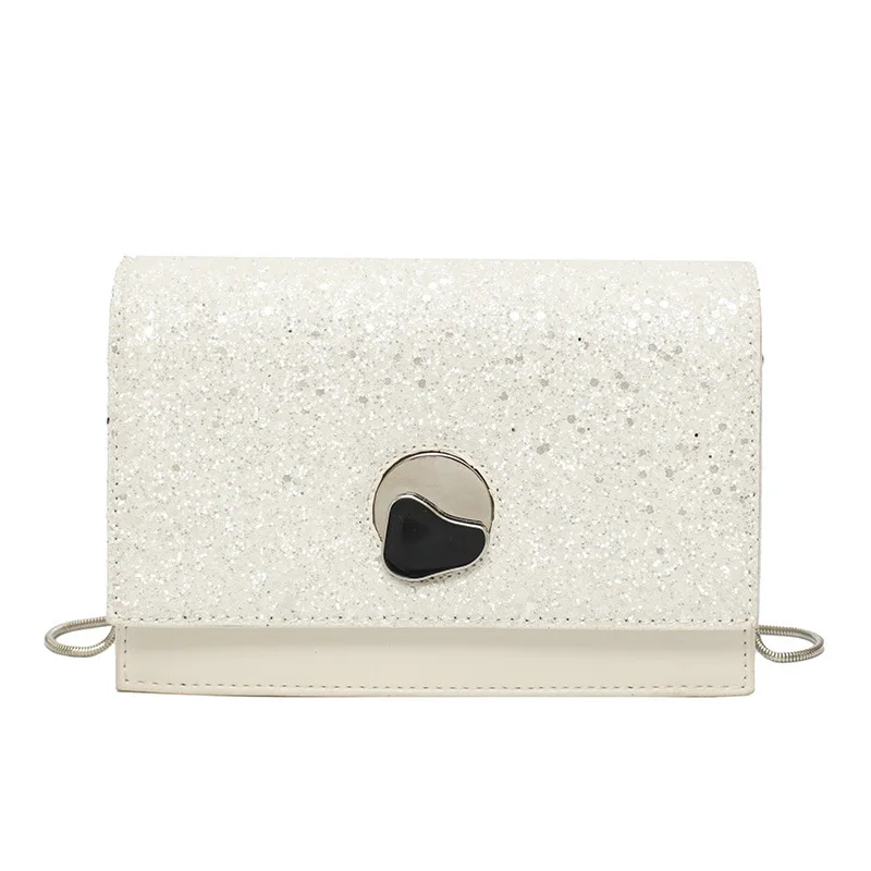 

2019 spring and summer new Korean version of the wild fashion lock retro simple fashion small square bag