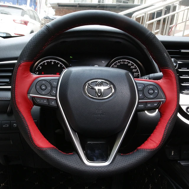 lsrtw2017 car styling carbon fiber real leather car steering wheel