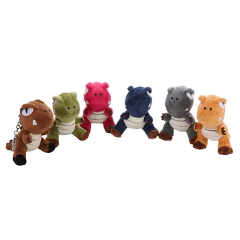 

2020 Hot Backpack Accessories Unisex Cute Plush Toys Dinosaur Soft Stuffed Animals Accompany Dolls Xmas Gift Pendant Keychain
